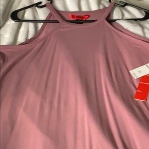 Long mauve maxi dress